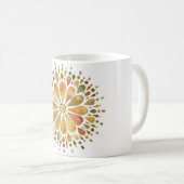 autumn cup  by colored circle  コーヒーマグカップ (正面右)