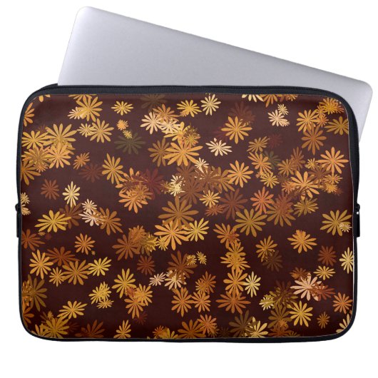 Autumn Daisies ラップトップスリーブ (正面)