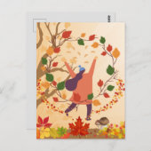 Autumn Dance ポストカード (正面/裏面)