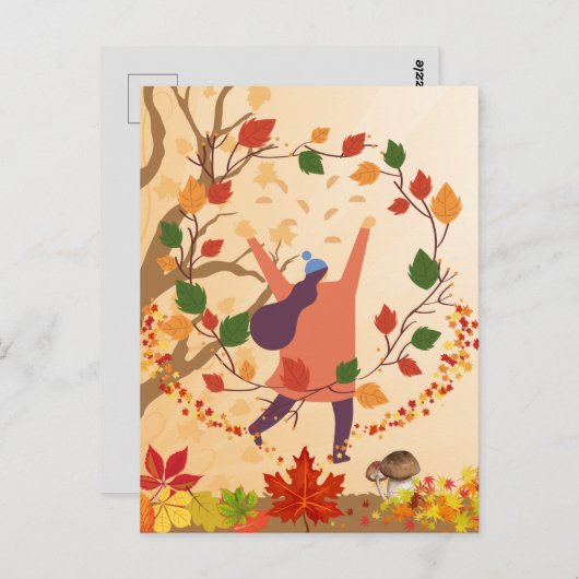 Autumn Dance ポストカード (正面/裏面)