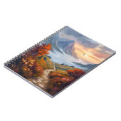 Autumn Daydreams | Fall Mountain Landscape Painted ノートブック (左側)