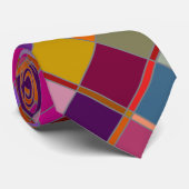 Autumn Design Checkered Tie ネクタイ (ロール)