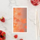 Autumn design with maple leaves and bokeh effect   (インサイチュ)