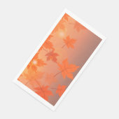 Autumn design with maple leaves and bokeh effect   (コーナー)