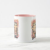 Autumn Dreams Café Mug — Cozy Floral Bookshop  マグカップ (中央)