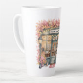 Autumn Dreams Café Tasses — Cozy Floral Bookshop カフェラテマグ (左アングル)