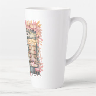 Autumn Dreams Café Tasses — Cozy Floral Bookshop  カフェラテマグ