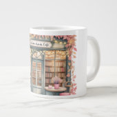 Autumn Dreams Café  Tasses — Cozy Floral Bookshop  ジャンボコーヒーマグカップ (正面右)