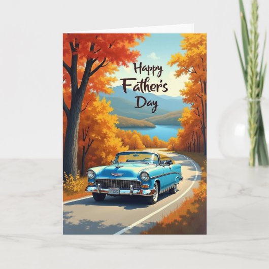 Autumn Drive Fathers Day Card カード (正面)