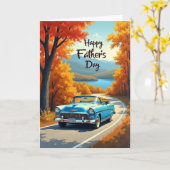Autumn Drive Fathers Day Card カード (黄色い花)