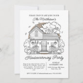 Autumn Drop In Housewarming Party 招待状 (正面)