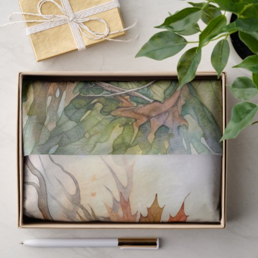 Autumn Dryad Fall Leaves 薄葉紙 (ギフト)