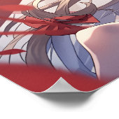 Autumn Elegance in Red and Black ポスター (角)