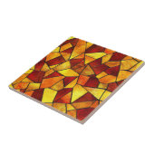 Autumn Ember Stained Glass Mosaic タイル (側面)