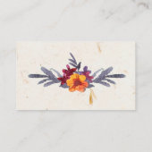 Autumn Essenceの結婚登録カード エンクロージャーカード (裏面)