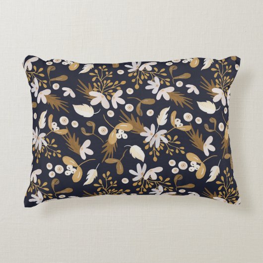 Autumn Evening Bloom アクセントクッション (正面)