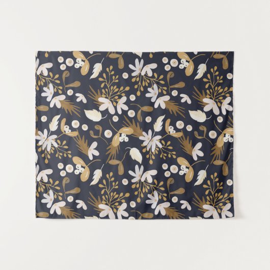 Autumn Evening Bloom タペストリー (正面(横))