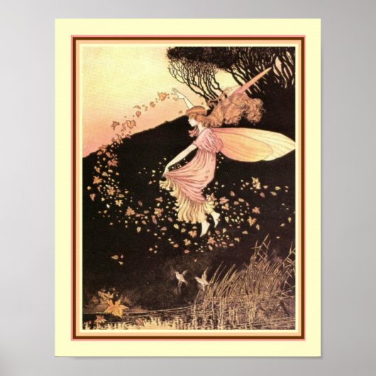"Autumn Faerie" 1920s Print - Ida Rentoul Outhwait ポスター (正面)