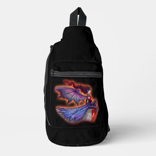 Autumn Fairy Print Cut Sew Bag スリングバッグ (正面)