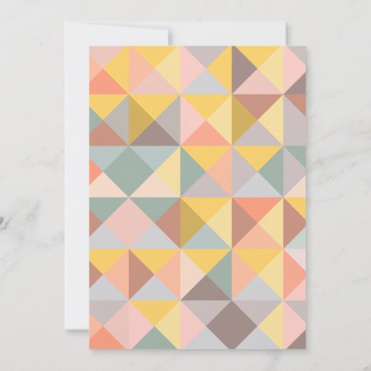 Autumn Fall Fete Party Gathering Simple Modern 招待状 (裏面)