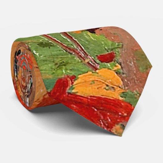 Autumn-Fall, fine art by Tom Thomson, ネクタイ (ロール)