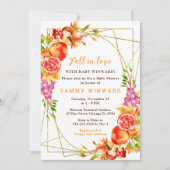 Autumn Fall Harvest Baby Shower 招待状 (正面)