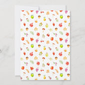 Autumn Fall Harvest Baby Shower 招待状 (裏面)