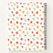 Autumn Fall Harvest Baby Shower Guest Book ノートブック (裏面)