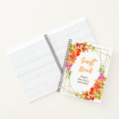 Autumn Fall Harvest Baby Shower Guest Book ノートブック (内部)