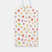 Autumn Fall Harvest Birthday Thank You ギフトタグ (裏面)