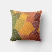 Autumn Fall Leaves クッション (正面)