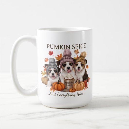 Autumn/Fall Mug コーヒーマグカップ (左)