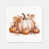 Autumn Fall Party スタンダードカクテルナプキン (正面)