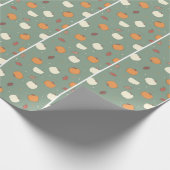 Autumn Fall Pumpkin  ラッピングペーパー (角)
