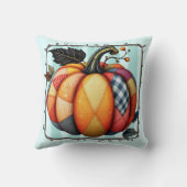 Autumn Farmhouse Quilt Style Home Décor クッション (裏面)