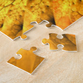 Autumn Feeling, Modern Abstract Fractal Flower ジグソーパズル (側面)