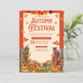 Autumn Festival Harvest Party Art 招待状 (スタンド正面)