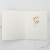 Autumn Floral Butterfly サンキューカード (内部)