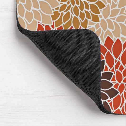 Autumn floral pattern マウスパッド (コーナー)
