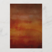 Autumn Floral Wedding Details Insert Card エンクロージャーカード (裏面)