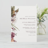 Autumn Floral Wedding Invitation 招待状 (スタンド正面)