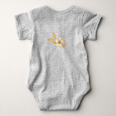 Autumn flower ベビーボディスーツ (裏面)