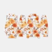 Autumn Flowers Favor Gift Box フェイバーボックス (折り畳みなし)