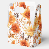 Autumn Flowers Favor Gift Box フェイバーボックス (オープン)