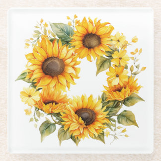 Autumn Flowers: "My Kitchen" Coaster ガラスコースター
