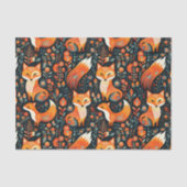 Autumn Forest Animal Fox Decoupage Paper 薄葉紙 (正面)