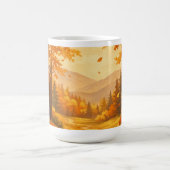 Autumn Forest Nature Mug コーヒーマグカップ (中央)