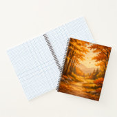 Autumn Forest Spiral Notebook ノートブック (内部)