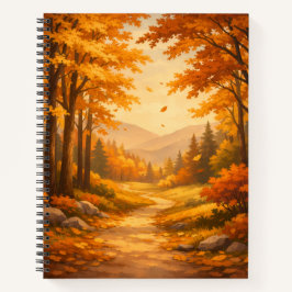 Autumn Forest Spiral Notebook ノートブック