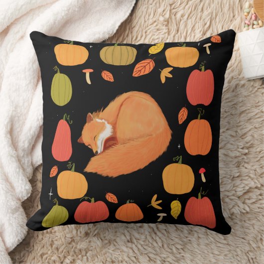 Autumn fox Acrylic Keychain クッション (ブランケット)